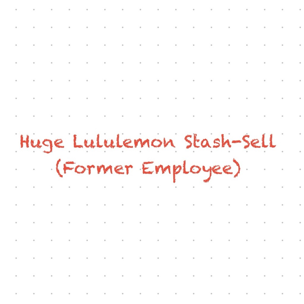 Lululemon Athletica Red Text Graphic